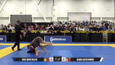 Blanca Aileen Ramirez vs Hazel Marie Vallejo 2025 World IBJJF Jiu-Jitsu No-Gi Championship