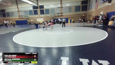 130lbs Cons. Round 2 - Brynja Arnesen, Kelso (Girls) vs Taylor Kirby, Castle Rock (Girls)