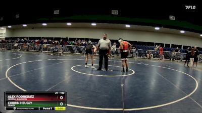 150 lbs Round 3 - Alex Rodriguez, Central Davidson vs Corbin Heugly, Trinity