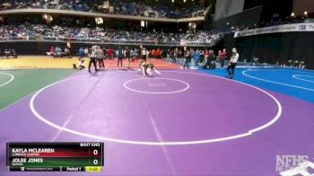 5A 235 lbs Semifinal - Kayla McLearen, Lubbock Cooper vs Jolee Jones, Dumas