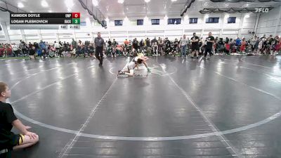 84 lbs Round Robin 3 - Kamden Doyle, Omp vs Logan Pleskovich, Backbone Wrestling Club - EL