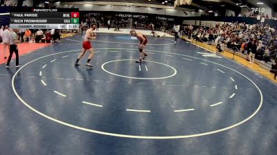 197 lbs Champ. Round 1 - Paul Parise, Muhlenberg vs Rich Fronheiser, King`s (pa)