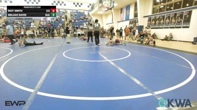 80 lbs Consolation - Riot Smith, Cleveland Takedown vs Nelijah Davis, Black Fox Wrestling