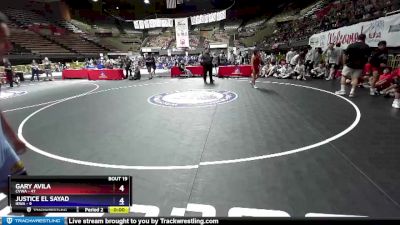 100 lbs Round 3 (16 Team) - Ben Cervantes, CVWA vs Joshua Rodriguez, IEWA