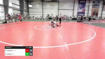 110 lbs Rr Rnd 2 - Andrew Clayton, Team Bro vs Rykar Wools, Ragin Raisins Concord