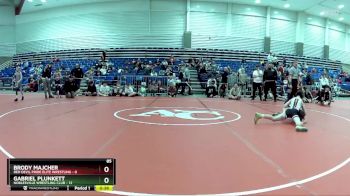 85 lbs Round 4 (6 Team) - Gabriel Plunkett, Noblesville Wrestling Club vs Brody Majcher, Red Devil Pride Elite Wrestling