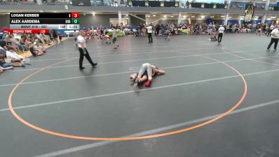 157 lbs Champ. Round 2 - Alex Aardema, Unattached vs Logan Kerber, Brecksville
