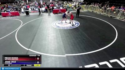 119 lbs Quarterfinal - Micah Ochoa, Red Wave Wrestling vs Jesse Cruz, California