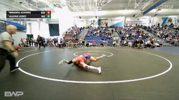 110 lbs Cons. Semi - Miranda Alvarez, Dodge City vs Alayah Losey, Maize