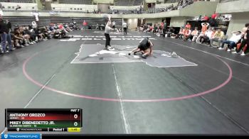 132 lbs Finals (8 Team) - Mikey Dibenedetto JR., Glenbard North vs Anthony Orozco, Hersey