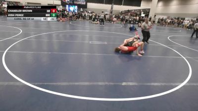 106 lbs Cons. Rd Of 64 - Chandler Brown, Immortal Athletics WC vs Josh Perez, MarcAurele Wrestling Club