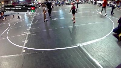 60-64 lbs Semifinal - Kinslee Ortmeier, Fremont Wrestling Club vs Anna Gill, Beatrice Wrestling Club - Girls