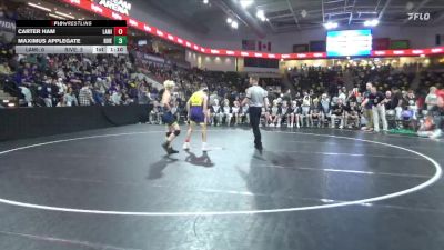 113 lbs Quarterfinal - Carter Ham, Lake Mills vs Maximus Applegate, Riverside, Oakland