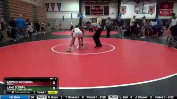 120 lbs Quarterfinal - Lane Scorpil, Columbus Community/WMU vs Lawson Sinnwell, Solon