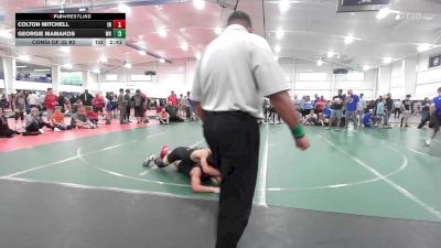 C-132 lbs Consi Of 32 #2 - Colton Mitchell, IN vs Georgie Mamakos, WV
