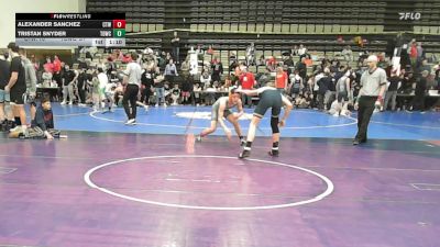 131 lbs Rr Rnd 2 - Alexander Sanchez, CTWHALE Humpback - MSE vs Tristan Snyder, TDWC Maniacs - MSE