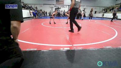 49 lbs 3rd Place - Jax Miller, HURRICANE WRESTLING ACADEMY vs Knox Buzzard, Grove Takedown Club