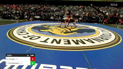 150 lbs Round Of 64 - Kiyanno Zuniga, Toppenish vs Treyden Christensen, Layton