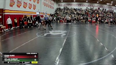 165 lbs Cons. Round 6 - Evan Ours, Beaver vs Rylan Hurley, Saint Vincent Saint Mary