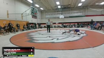 120 lbs Round 2 (6 Team) - Dyllan Myers, Thermopolis vs Hudson Mickelson, Lovell High School