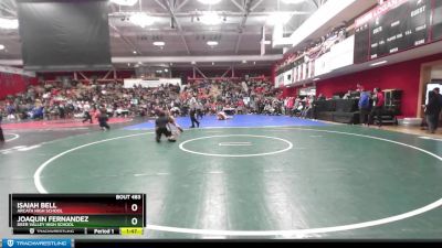 134 lbs Champ. Round 3 - Isaiah Bell, Arcata High School vs Joaquin Fernandez, Deer Valley High School