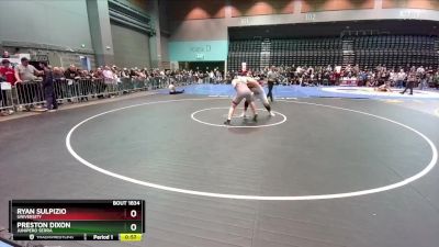 215 lbs Cons. Round 7 - Preston Dixon, Junipero Serra vs Ryan Sulpizio, University