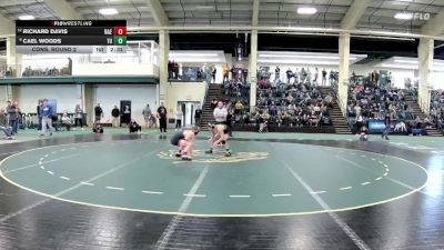 141 lbs Cons. Round 2 - Cael Woods, Tiffin vs Richard Davis, Davis & Elkins