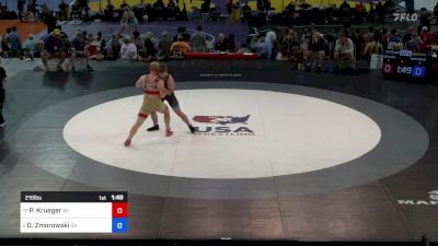 215 lbs Quarters - Preston Krueger, WI vs Danny Zmorowski, OH