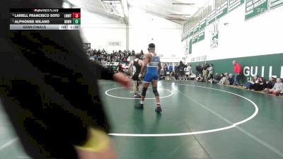 165 lbs Semifinal - Lariell Francisco Soto, Lyman Mem/Windham Tech vs Alphonse Milano, Notre Dame-West Haven