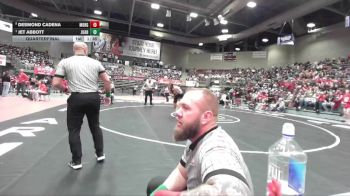 3A 132 lbs Quarterfinal - Jet Abbott, Juab vs Desmond Cadena, Morgan