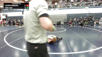 72 lbs Semifinal - Cooper Hennefer, Declo Stingers vs Grey Dias, Shootbox Rigby