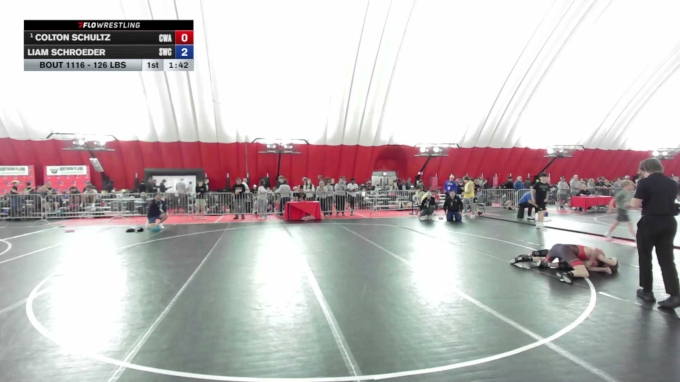 126 lbs Champ. Rd Of 16 - Colton Schultz, Callan Wrestling Academy vs ...