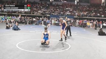 D 3 144 lbs Semifinal - Zach Preece, Rosepine vs Aaron Arcement, Patrick Taylor - Science/Tech.