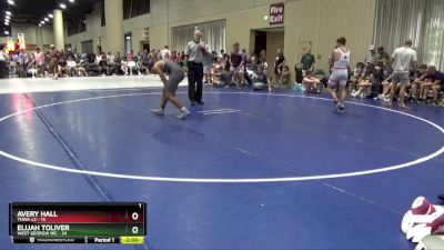 165 lbs Quarters & 3rd Wb (32 Team) - Avery Hall, TNWA #2 vs Elijah Toliver, West Georgia WC