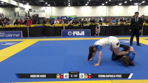 Verona Raphaela Pesce vs Jaqueline Hasse 2025 World IBJJF Jiu-Jitsu No-Gi Championship