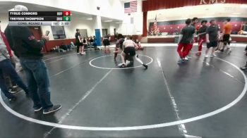 106 lbs Cons. Round 5 - Treysen Thompson, Shoshoni vs Tyrus Connors, Buffalo