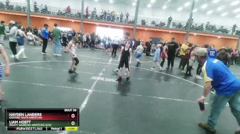 70 lbs Cons. Round 1 - Liam Hoeft, Mighty Warriors Wrestling Acad vs Hayden Landers, Eastside Youth Wrestling