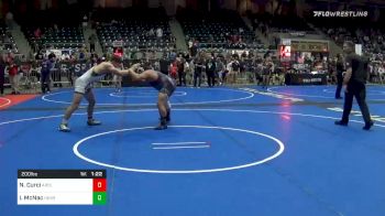 200 lbs 3rd Place - Nick Curci, Apollo-Ridge/Young Guns vs Issac McNac, Henryetta Knights WC