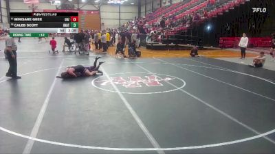 141 lbs Cons. Round 2 - Minisare Gbee, Ozarks vs Caleb Scott, Unattached