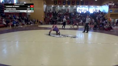 141 lbs Quarterfinal - Jordan Schmidt, Coe vs Jayden Rael, Cornell College