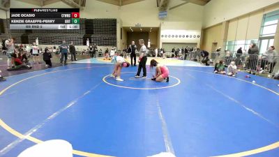 130 lbs Rr Rnd 5 - Jade Ocasio, CT Whale Orca vs Kenzie Graeffe-Perry, Grit Mat Club Girls