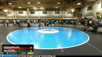 138 lbs Quarterfinal - Zaniyan Iron Eyes, Tatanka Tuff vs Kellan Hurd, Miller Wrestling Club