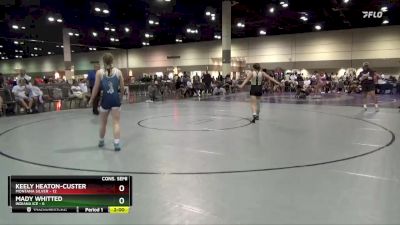 115 lbs Semis & 1st Wrestleback (8 Team) - Mady Whitted, Indiana Ice vs Keely Heaton-Custer, Montana Silver