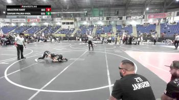 90 lbs Rr Rnd 2 - Braxton Hart, Hays Wrestling Club vs Zavian Palma-vigil, Duran Elite