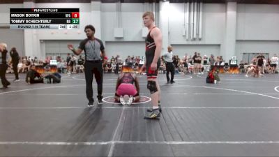 175 lbs Round 1 (4 Team) - Tommy Schechterly, Mat Assassins vs Mason Boykin, MF Army