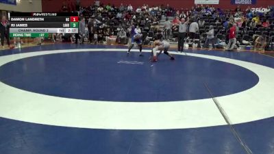 125 lbs Champ. Round 2 - Damon Landreth, Newberry College vs Rj James, Lander