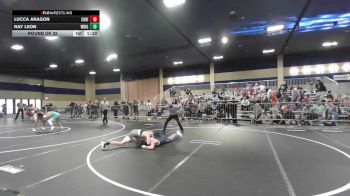 137 lbs Round Of 32 - Lucca Aragon, Christopher Columbus HS vs Ray Leon, Wright Wreslting Academy