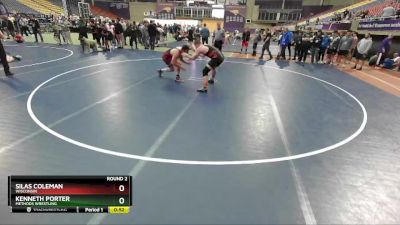 100 lbs Round 2 - Silas Coleman, Wisconsin vs Kenneth Porter, Methods Wrestling