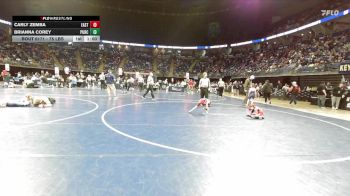 40 lbs Quarterfinal - Carly Zemba, Easton vs Brianna Corey, Purchase Line