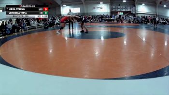 105 lbs Semifinal - Veronica Tapia, Lowell (Girls) vs Kirra Streng, Marysville High School